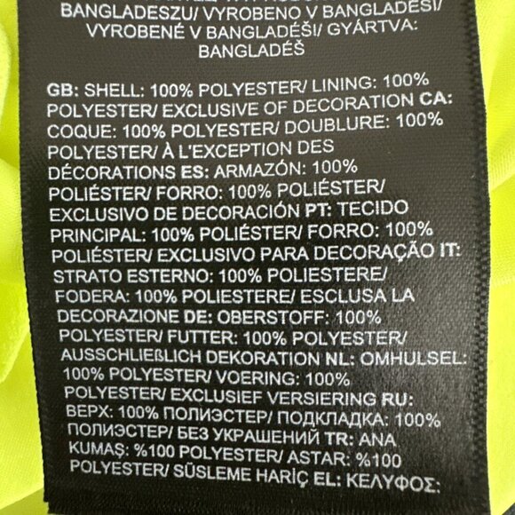 The North Face Men's XXL Elevation Short LED Yellow Lightweight Performance - Picture 11 of 14